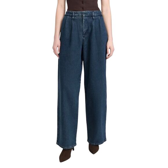 GOOD AMERICAN 90s Pleated Trouser Jeans Size 8/29 - Picture 1 of 5